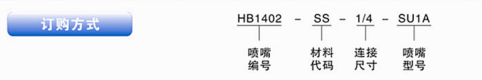 工業(yè)霧化噴嘴（扇形、圓形虹吸/重力）訂購方式